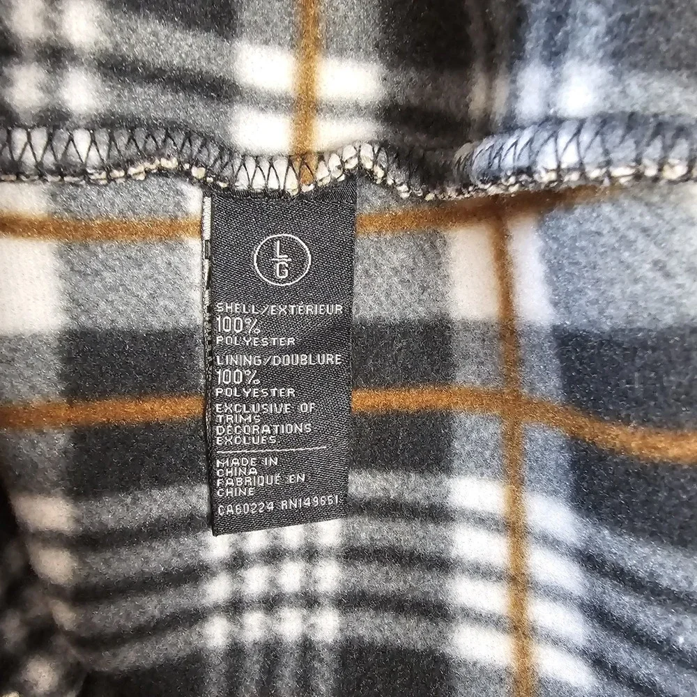 Buffalo David Bitton 1/4 Snap High Neck Fleece-Lined Sweater Mens Large READ